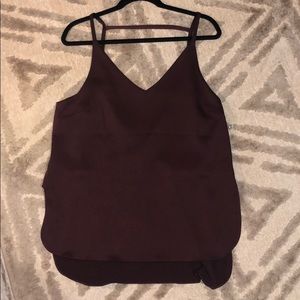 Maroon tank top